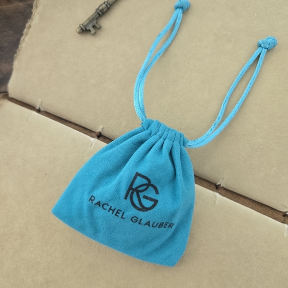 Rachel Glauber 14k Gold Plated Locket Charm Necklace. New no tags.Stylish 14k - Picture 8 of 8